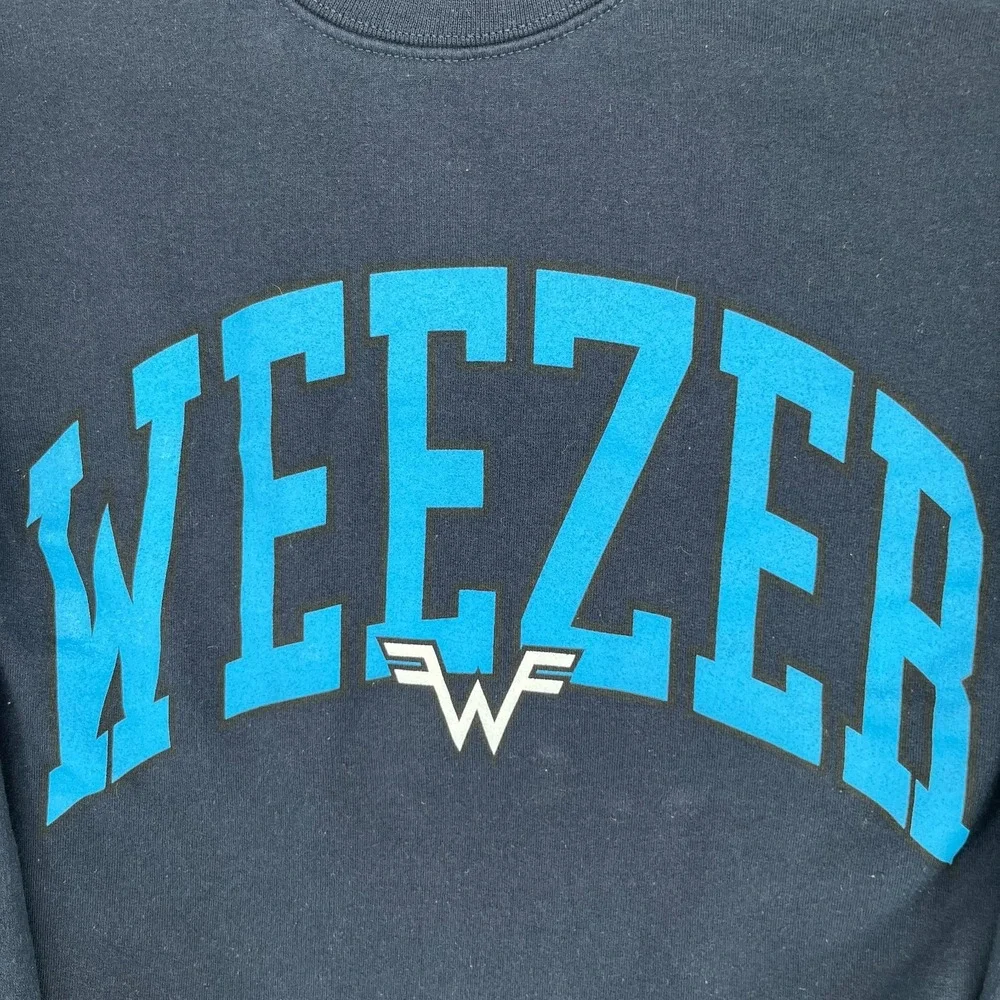 Weezer '24 Voyage to the Blue Planet Tour Official Crewneck Sweater Adult Small